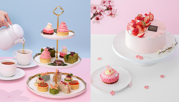 櫻花主題甜品推介2023！超可愛必食士多啤梨櫻花麻糬戚風蛋糕、櫻花紅桑子芝士蛋糕＋櫻花主題下午茶