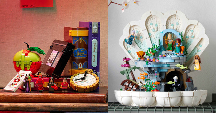 LEGO X Disney聯乘推出迪士尼100周年系列！必買集13 位公主、女王「神奇樹屋」、《小美人魚》皇家蛤殼及大反派迪士尼惡人等特別版LEGO套裝