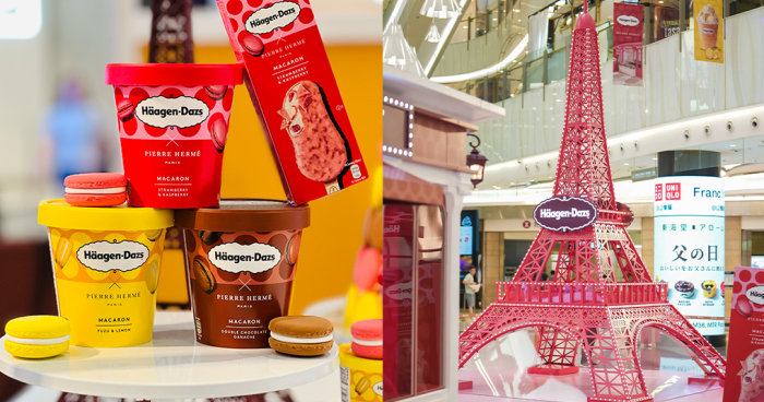 打卡旺角超美粉紅色巴黎鐵塔！Häagen-Dazs 聯乘Pierre Hermé推出期間限定活動送雙人來回法國機票