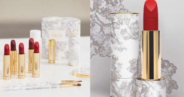 超美Dior限量版唇膏！巴黎發售高級定製限量版陶瓷唇膏瓶身＋經典Toile de Jouy 圖案