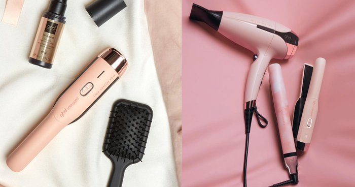 ghd推出超夢幻粉紅色雲石款造型夾！以柔和的蜜桃淡粉色為主調、首次推出限量版無線智能造型夾入手（附網購連結）