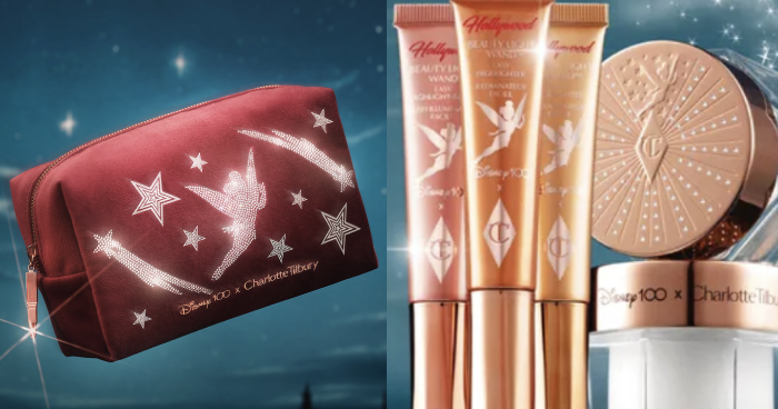 迪士尼100週年聯乘Charlotte Tilbury推出超美化妝袋、Magic Cream、高光胭脂（附購買連結）