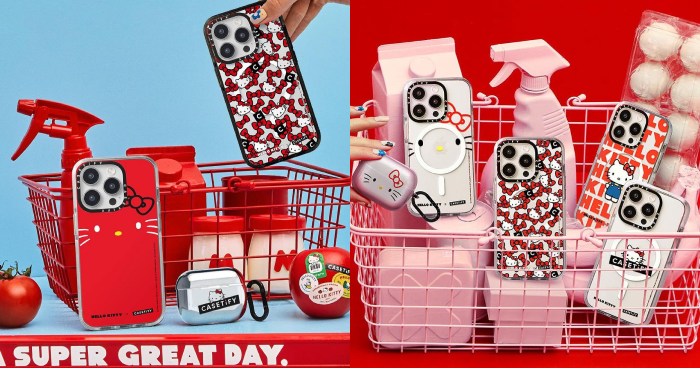 Hello Kitty x CASETiFY 驚喜可愛回歸！必買限量版多士爐 AirPods 保護殼、牛奶瓶Hello Kitty手機殼、手機繩等（附購買連結）