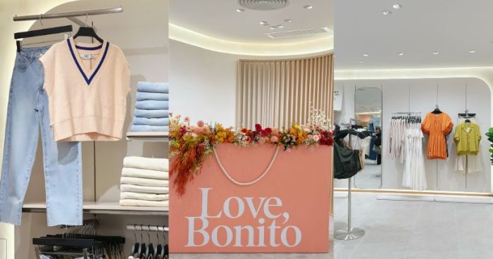 Love, Bonito最大旗艦店進駐銅鑼灣｜日式侘寂美學裝潢！上班服、休閒服、派對裙推薦