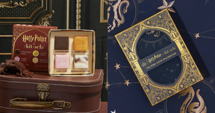 打造霍格華茲的宿舍睡房！哈利波特聯乘Kitsch 推出超美貓頭鷹印花枕頭袋、朱古力青蛙味沐浴梘等哈迷必入推介（附購買連結）