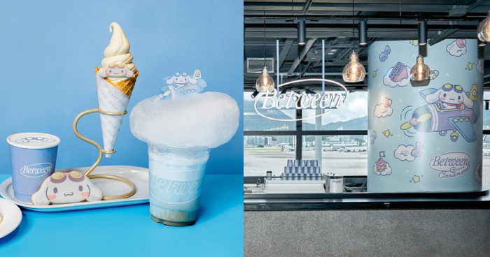 香港機場必食推介！ Between x Cinnamoroll 設期間限定店推出超美雲朵特飲、玉桂狗糖霜曲奇